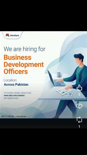 Allied Bank Business Development Officer Jobs 2026 | ABL BDO Jobs Across Pakistan | Apply Online