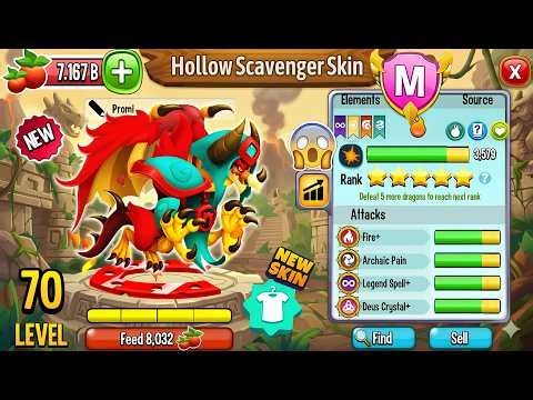 Dragon City: Hatching NEW Hollow Scavenger Dragon, the BEST Legendary Dragon 2026! 😱