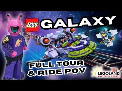 Exploring LEGOLAND’s NEW LEGO Galaxy! 🚀 - Galacticoaster, New Rides, Aliens & Food!