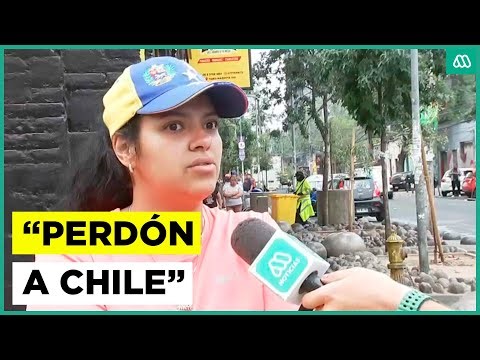 "Gracias Chile y perdón": El testimonio de una venezolana por situación de sus compatriotas