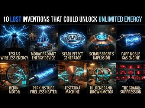 10 Lost Inventions That Could Unlock Unlimited Energy