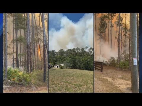 Georgia wildfire only 10% contained as flames rage on