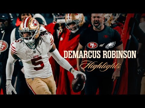 Demarcus Robinson's Best Plays from 111-Yard Game vs. Eagles | Wild Card Weekend