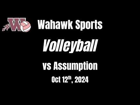Waterloo West Volleyball vs Davenport Assumption (Oct 12th, 2024)