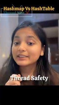 hashmap vs hashtable difference javathread safety explainedwhat is synchronization