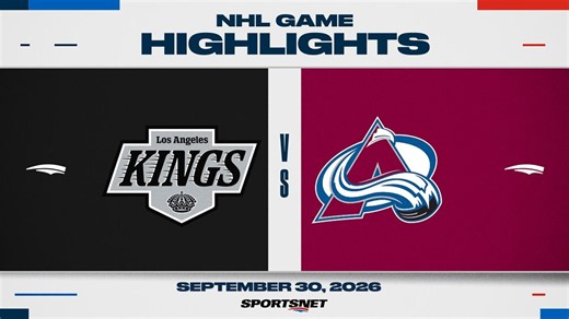 NHL Highlights | Kings vs. Avalanche - September 30, 2026
