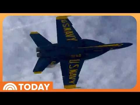 Video: Blue Angels Fly at Low Altitude, Sending People Scrambling