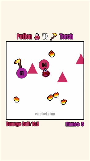 Potion 🌡️ VS 🔥 Torch