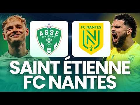 🔴LIVE MATCH SAINT ETIENNE - FC NANTES // LE CHOC DE LA J10 // NANTES DOIT SE RELEVER // ASSE VS FCN🔴