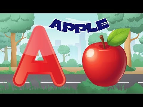 ABC Phonics : A A Apple 🍎 | Kindergarten Learning Videos | Dance on Rhymes Tunes