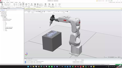#robotics #mechatronics #abb #robotstudio #industrialrobotics #automation #solidworks #engineering #robotprogramming #pathplanning | Ci En Chong