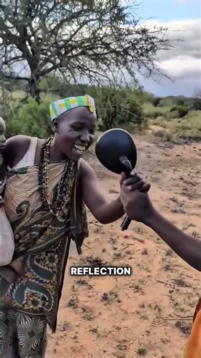 The First Time He Saw Himself in a Mirror 🥹