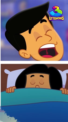 Ending the day with God’s Word (and a little fun!) Watch now Time To Sleep song🎒🌙 #3littlewords