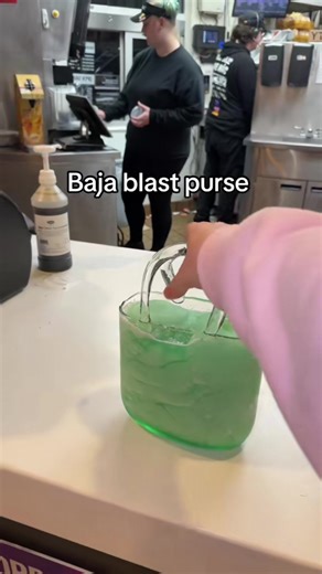 Create Your Own Baja Blast Purse from Taco Bell