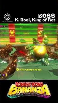 Donkey Kong Bananza Boss Battle: K. Rool, King of Rot