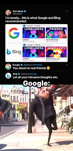 Google & Bing Did Elon Musk Dirty 😭💀