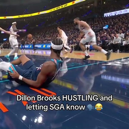 Dillon Brooks was chirping at SGA 🗣️