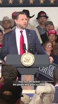 'Washington left our communities behind' VP Vance says at Weatherford, TX midterm rally
