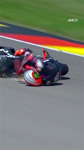 Marco Bezzecchi's fast Q2 highside in Germany 💥