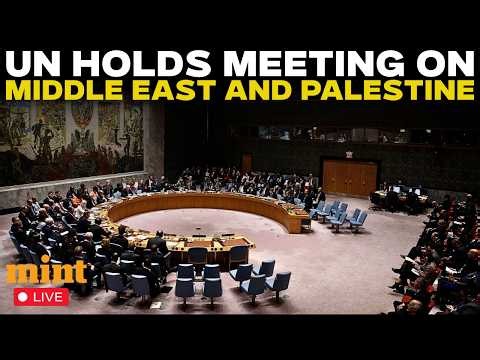 United Nations LIVE: UN Security Council Holds Meeting on Middle East and Palestinian Question