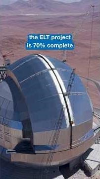 Inside the world's largest telescope | #shorts