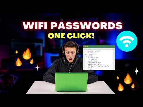 Batch Script to Find WiFi Passwords 🔥 Full Automation Guide