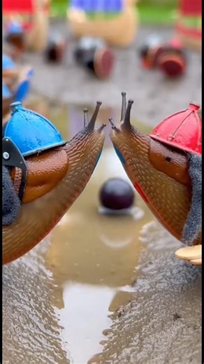 Viking Slugs Fight to the Death But Then This Happens #shorts #funny #viral