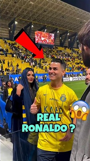 When The Real Ronaldo Spotted His Clone! 🤯 #cr7 #ronaldo #shorts