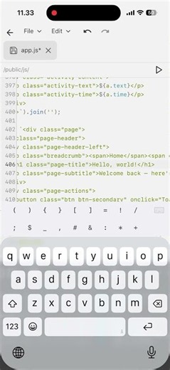 How to Run a Node.js Project on iPhone