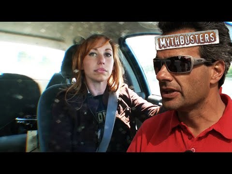 What Happens When Tory Tries A Tipsy Driving Test? | MythBusters