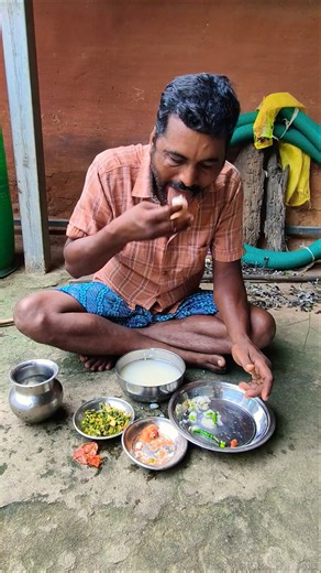 Tomato chutney,Stir-Fried Radish Leaves Green Chili with water rice |#villagefood #villagelife