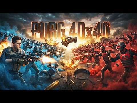 40x40 ВОЙНА КЛАНОВ В PUBG