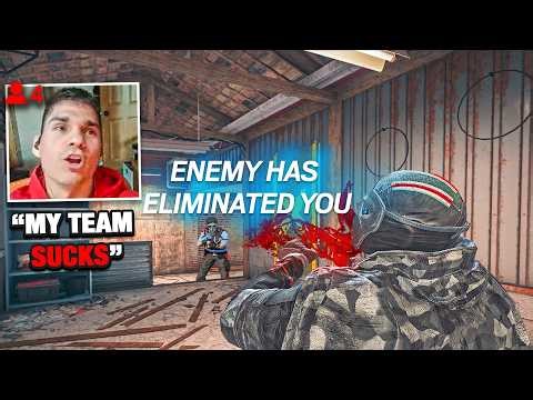 I Met The Biggest CRYBABY Streamer in Siege...