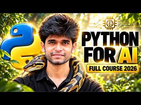 Python for AI Full Course 2026 | Learn Python for Beginners