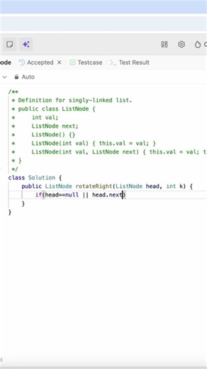 LeetCode 61 | Rotate List | Java Solution