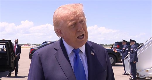 Trump speaks with reporters after canceling Witkoff, Kushner's trip to Pakistan for talks with Iran