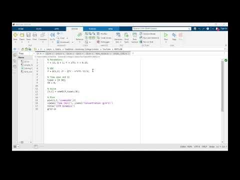 Solve a simple mass balance in MATLAB | MATLAB for Chemical Engineers