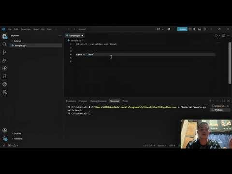 Learn Basic Python🐍| Print(), Variables and Input()