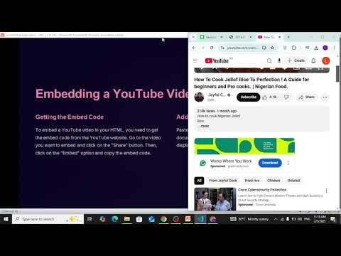 HTML & CSS - How to Embed a YouTube Video in Your Website