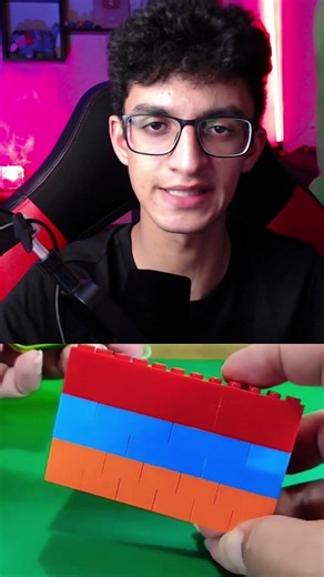 ՀԱՅԱՍՏԱՆԻ ԴՐՈՇԸ ԼԵԳՈՅԻՑ🇦🇲🇦🇲🧱🧱 #shorts #armzone