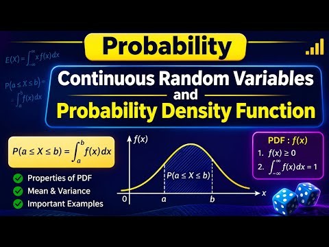 Continuous random variables| GATE | Geomatics| Engineering Mathematics| pdf 