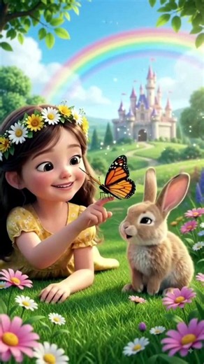 Twinkle Twinkle Little Star! 🌱🌻 | Kids Story #ShortsHashtags:#LittleNatureStories #MiaAndBunny