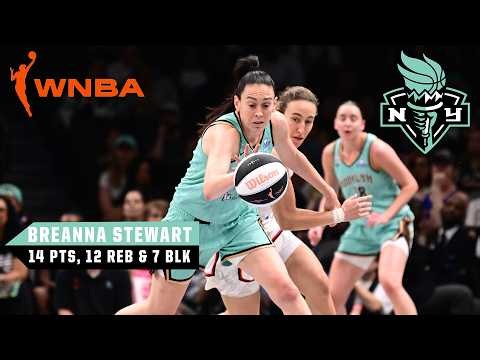 Breanna Stewart goes OFF in Liberty win vs. Mystics 🔥 | WNBA on ESPN