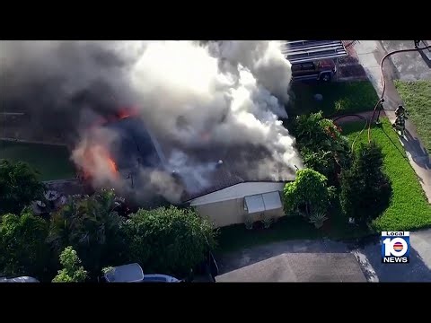 Miami Gardens retired teacher loses home in fast-moving fire, no injuries reported