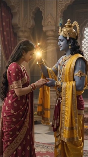Happy Rakshabandhan to you all with Sri Krishna and Draupadi.