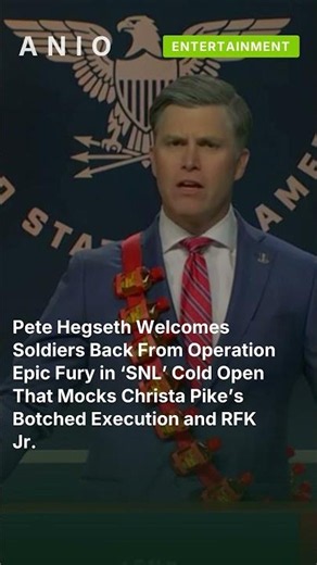 Pete Hegseth Welcomes Soldiers Back From Operation Epic Fury in ‘SNL’ Cold Open That Mocks #shorts