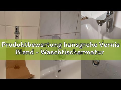 Produktbewertung hansgrohe Vernis Blend - Waschtischarmatur mit Zugstangen-Ablauf, Wasserhahn Bad mi