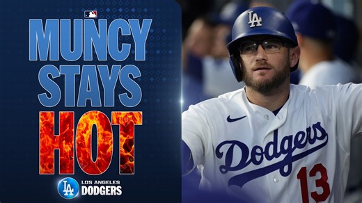 Max keeps MASHING! Muncy belts a TWO-RUN HOMER for the Dodgers! 😤🔥 (4th homer in last 8 games!)
