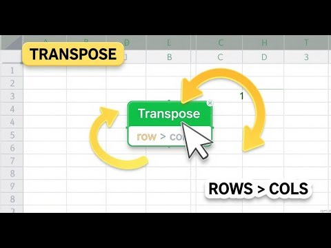 Transpose Data in Excel | Convert Rows to Columns & Columns to Rows