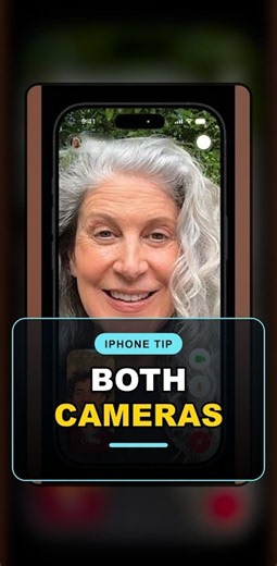 FaceTime Dual Capture: Share Both Camera Views #Shorts